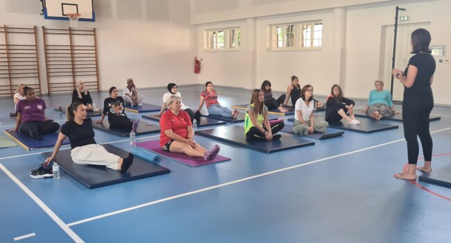 Séance de Yoga