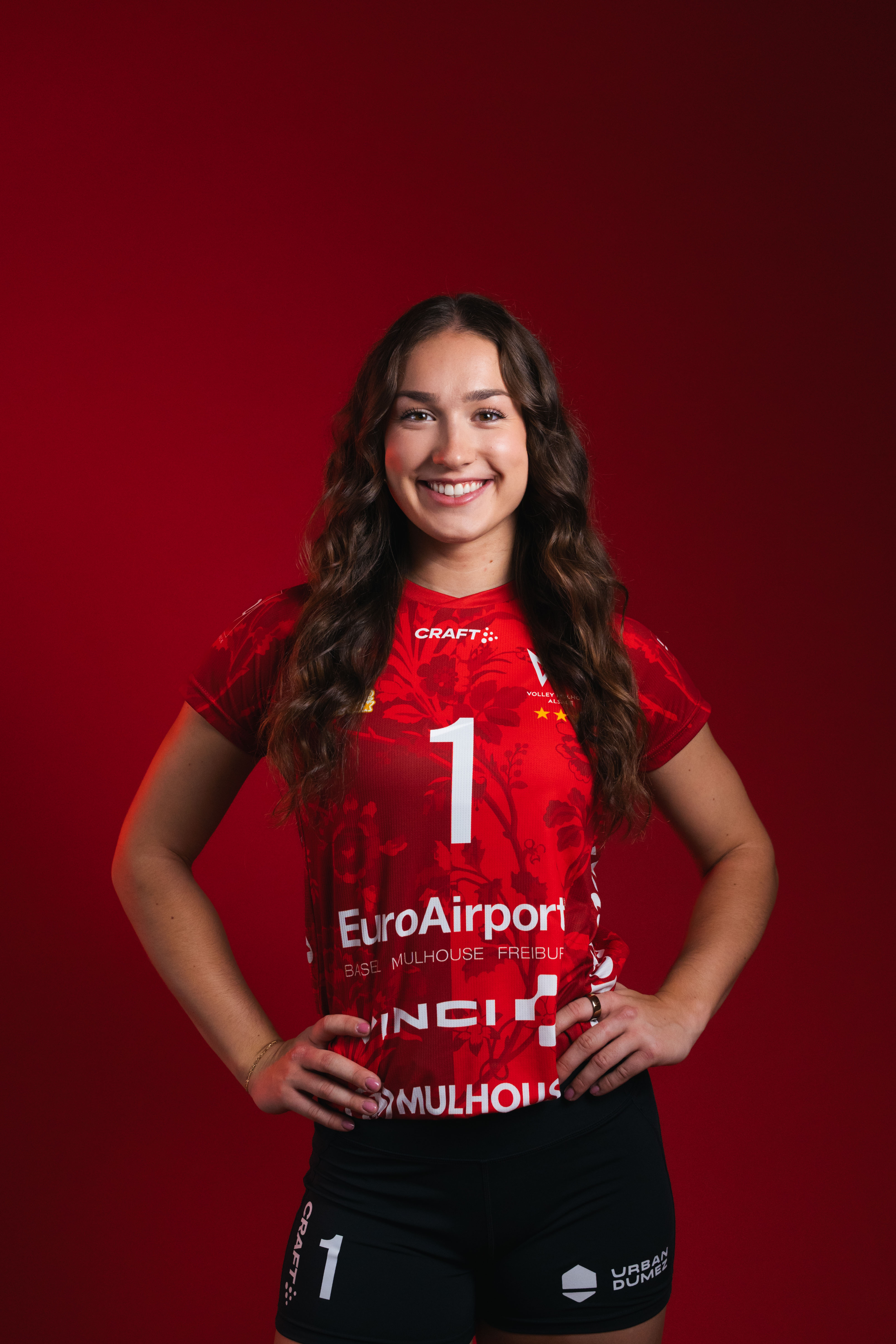 Maillot rouge Femme Saison 2026-2027